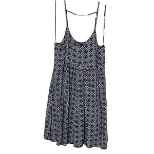 Express Women's Small Purple Blue Patterned Spaghetti Strap Dress Fast Shipping